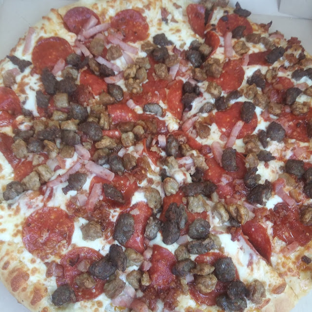 5 Meat Feast Pizzas