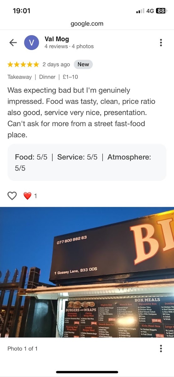 Meadway bitebox Menu 3