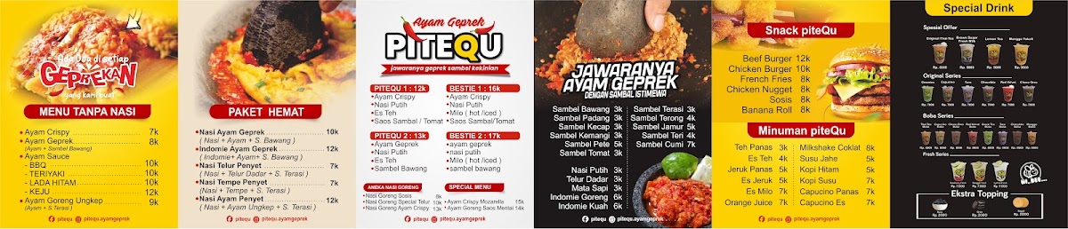 Ayam Geprek PITEQU Menu 4