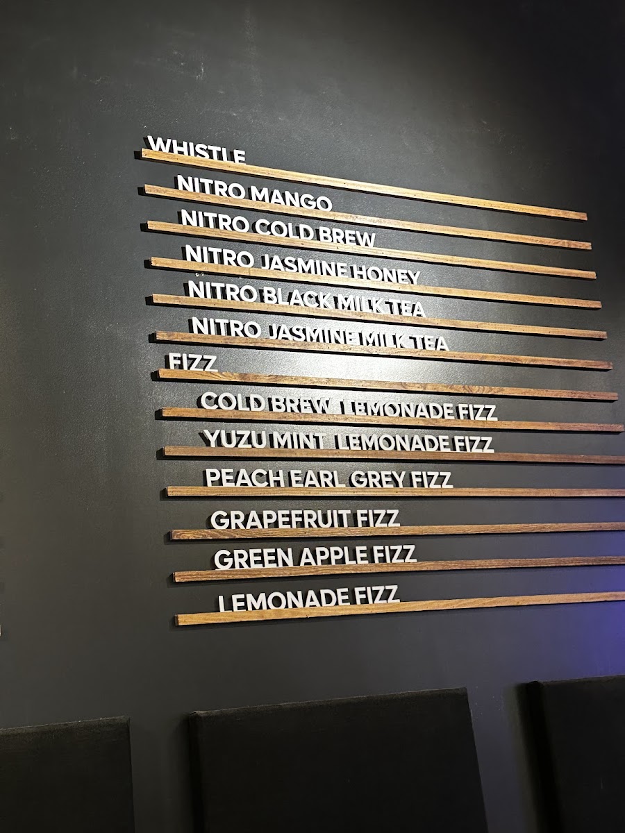Whistle & Fizz Menu 4