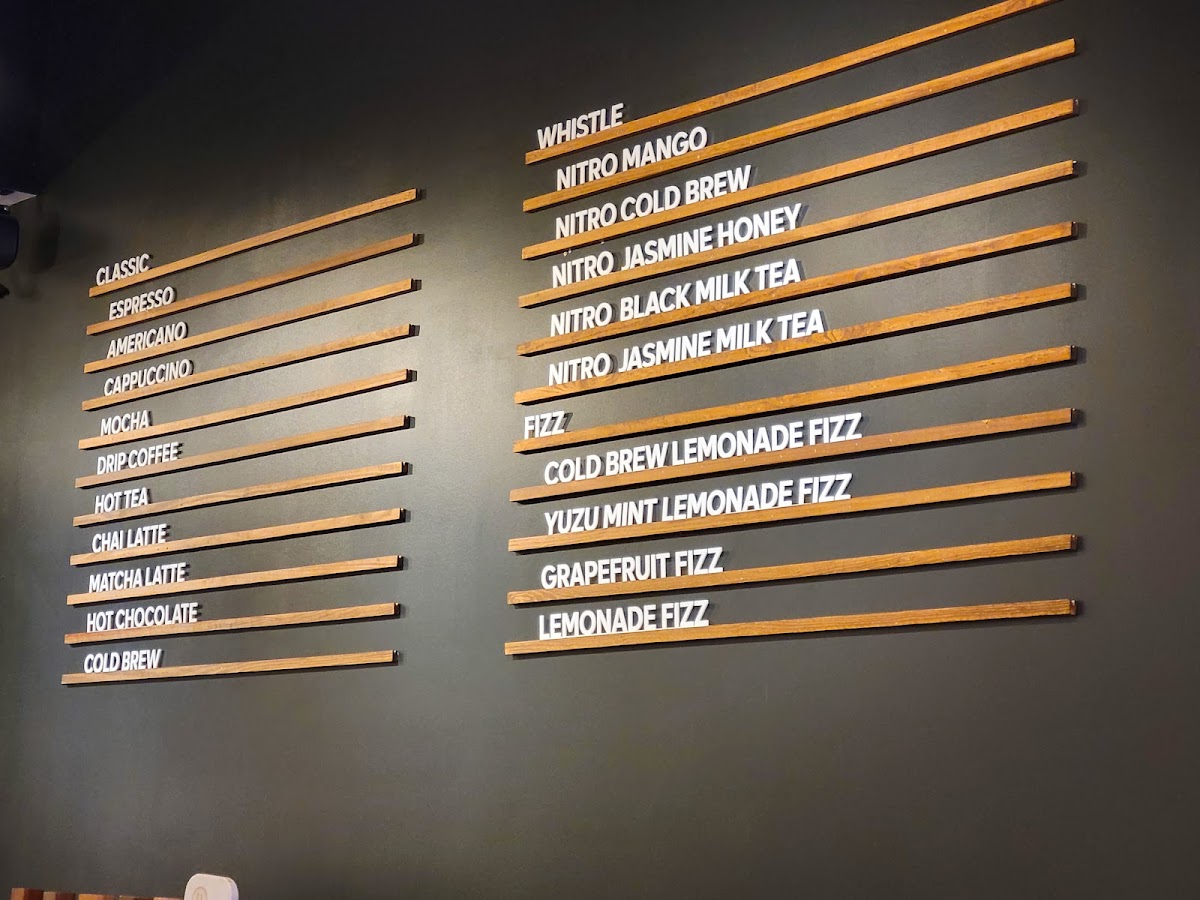 Whistle & Fizz Menu 8