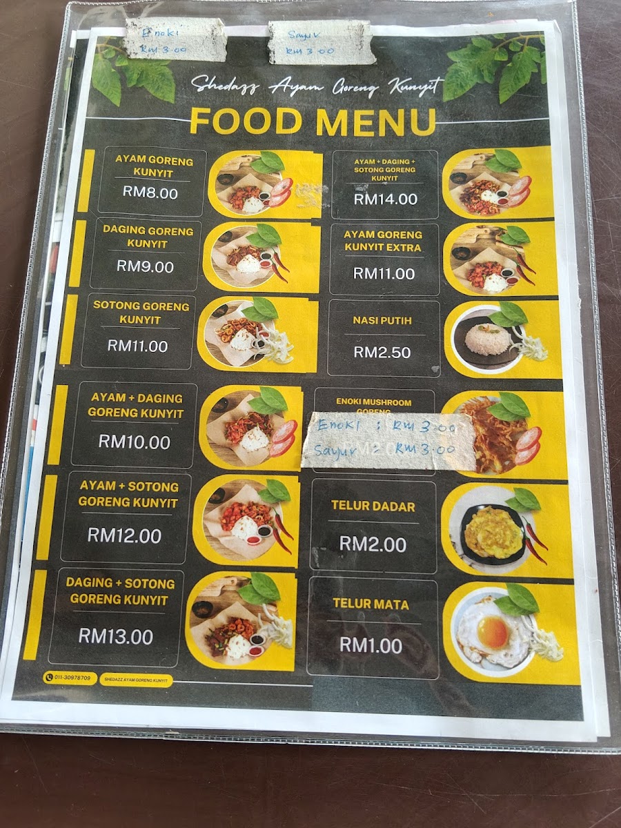 Shedazz Ayam Goreng Kunyit Menu 5