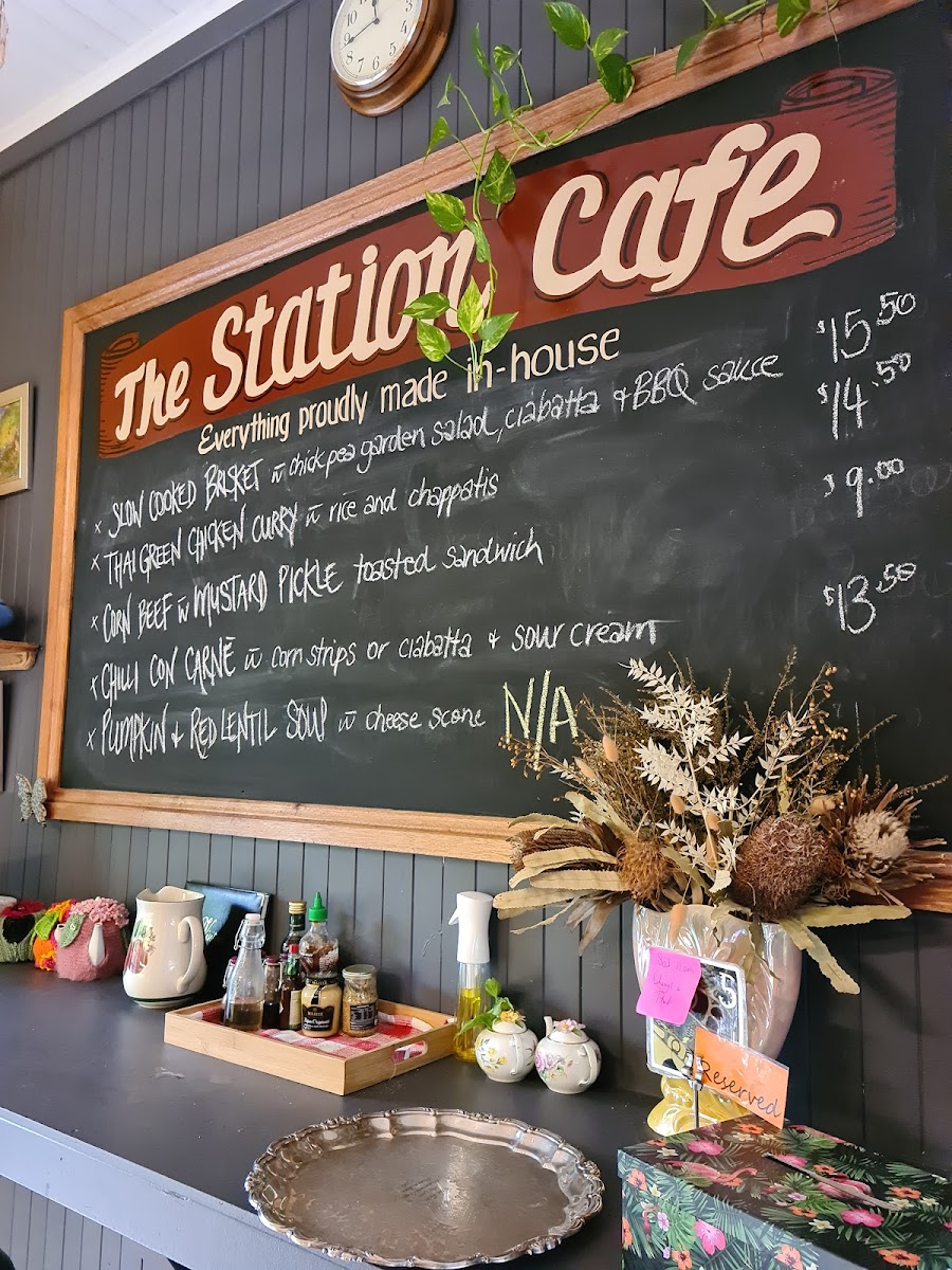 The Station Cafe Menu 6