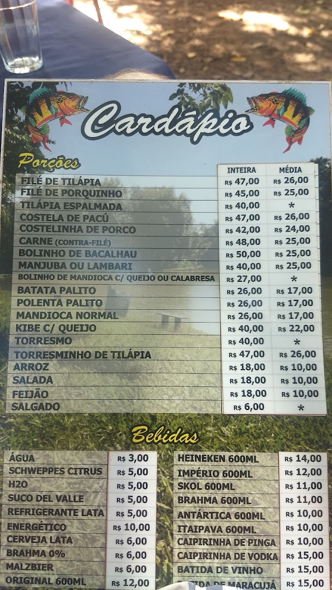 Pesqueiro do Paulo Menu 2