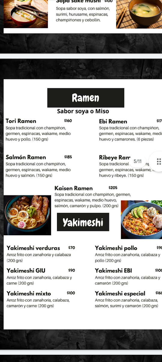Sushi House Menu 4
