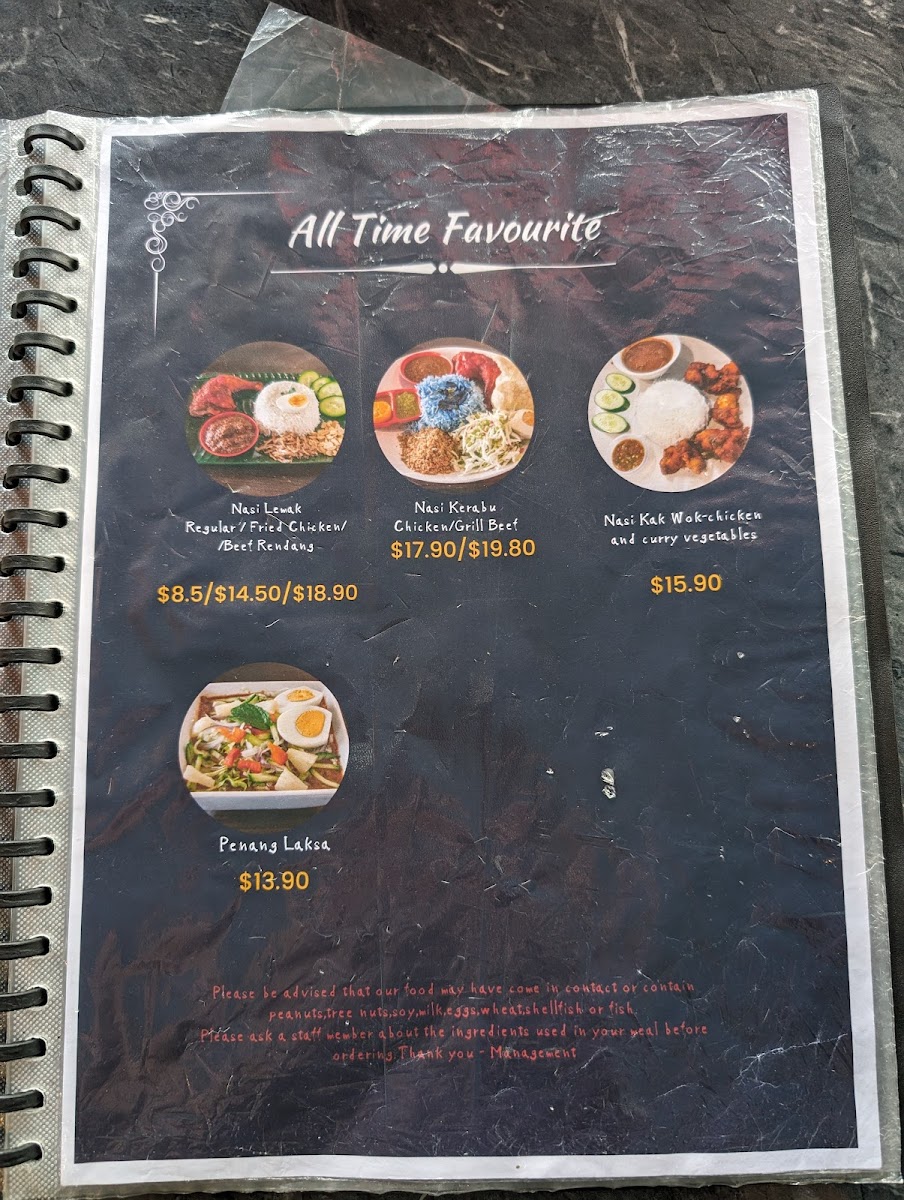 Matt Malaysian Cafe Menu 9
