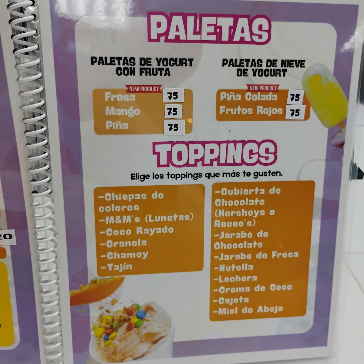 YODFROOT Menu 9