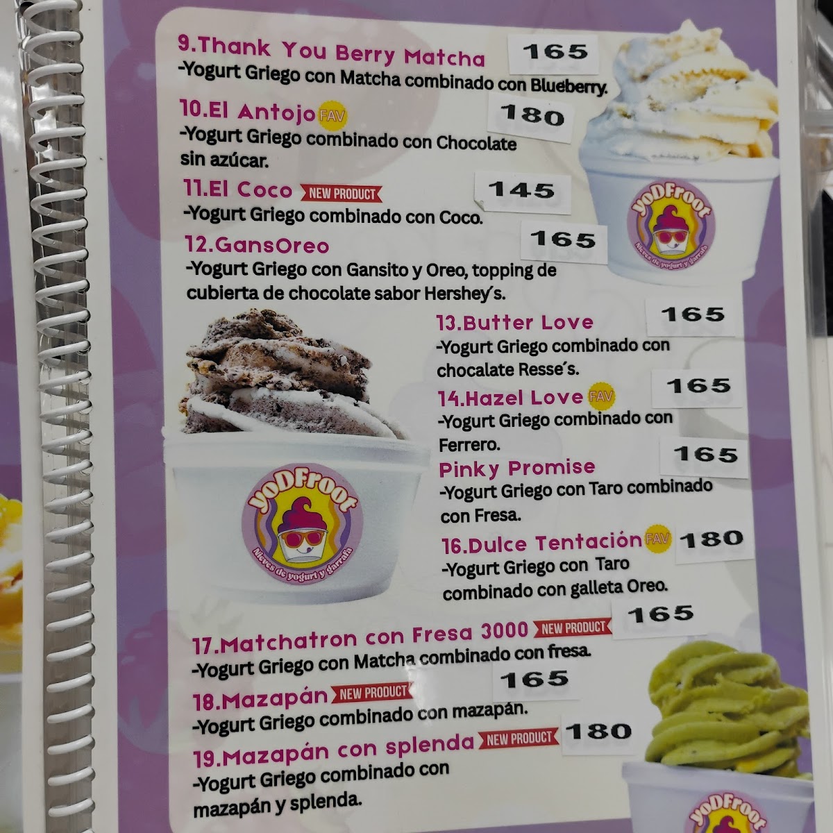 YODFROOT Menu 3