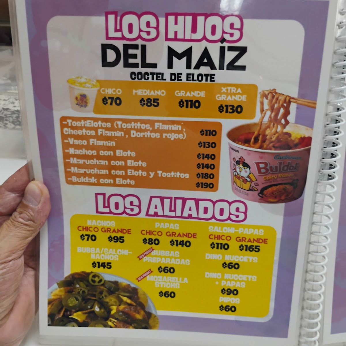 YODFROOT Menu 6