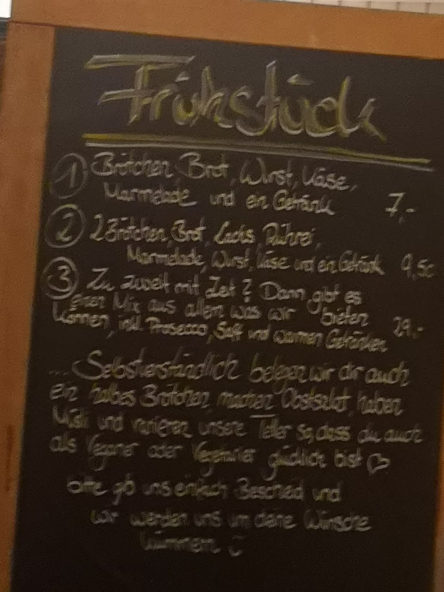 Gazelle Menu 7