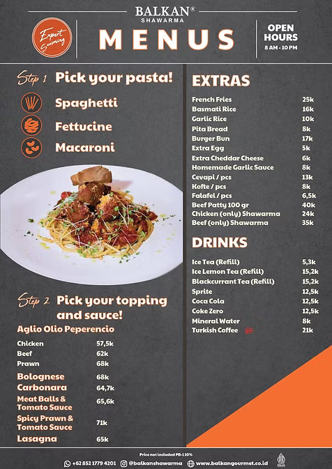 Balkan Shawarma Menu 4