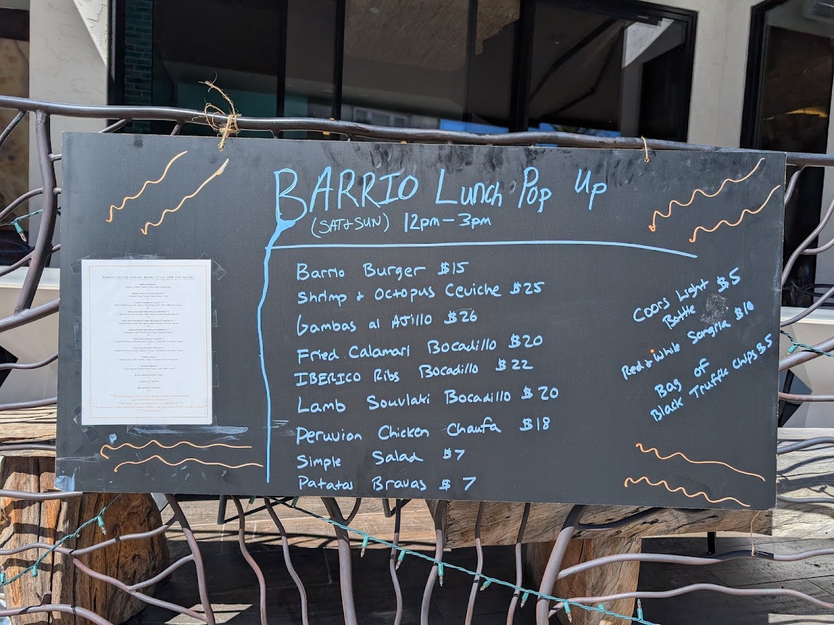 La Bottega Menu 3