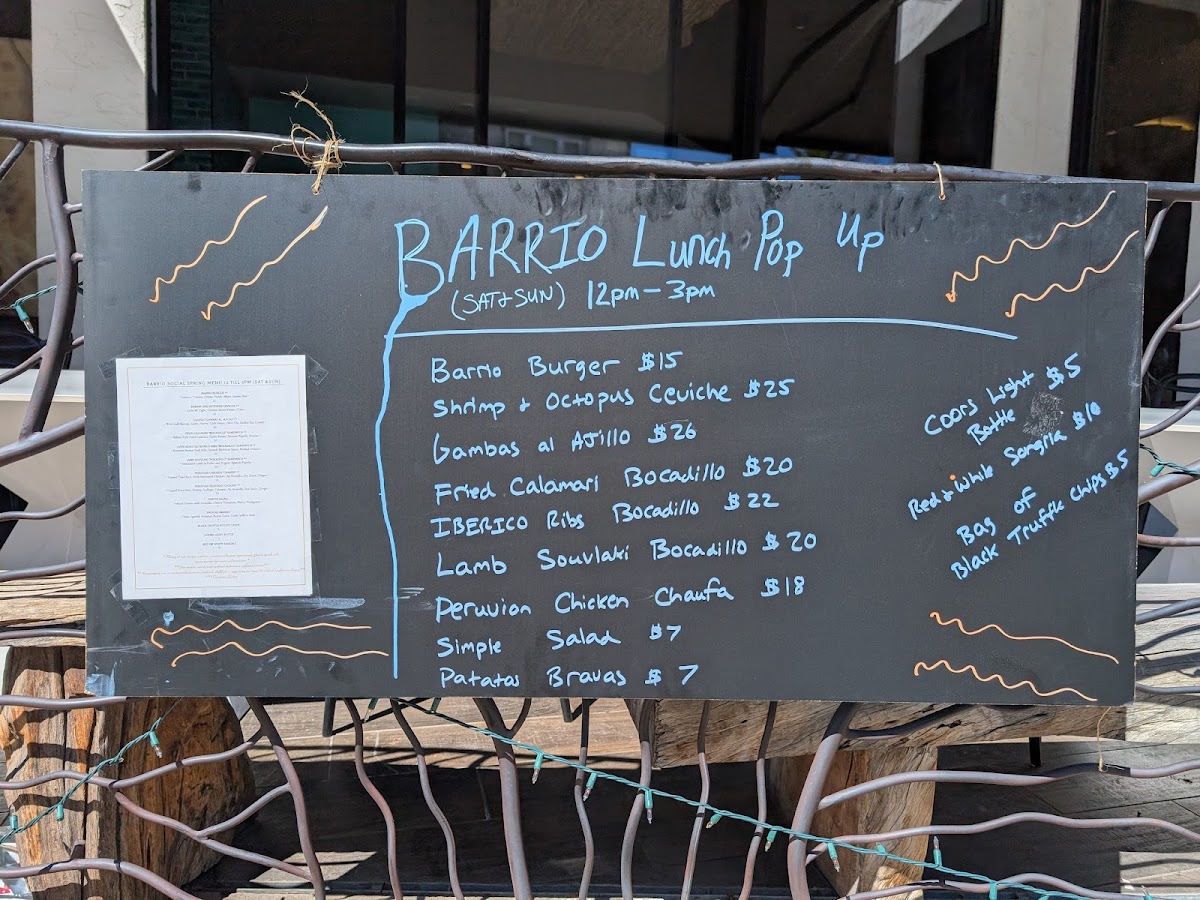 La Bottega Menu 4
