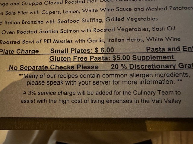 La Bottega Menu 8