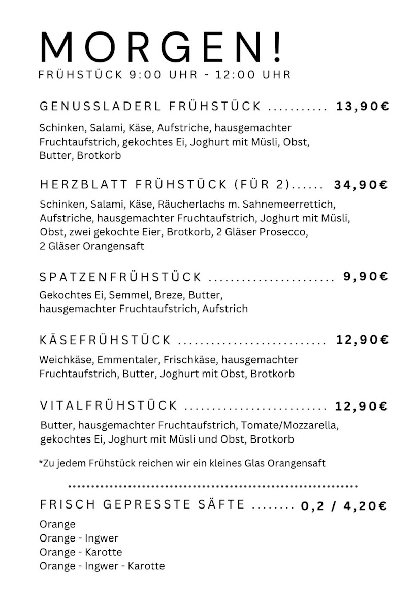 Genussladerl Menu 2
