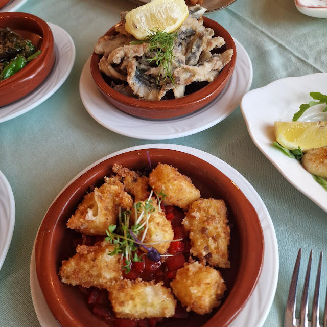 Tapas Hackfleisch Bällchen Garnelen