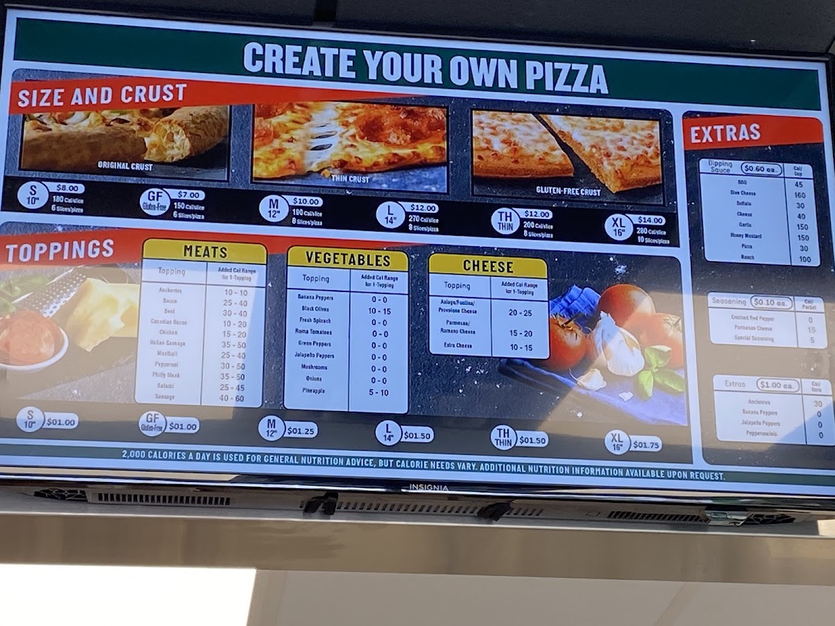 Papa Johns Pizza Menu 4