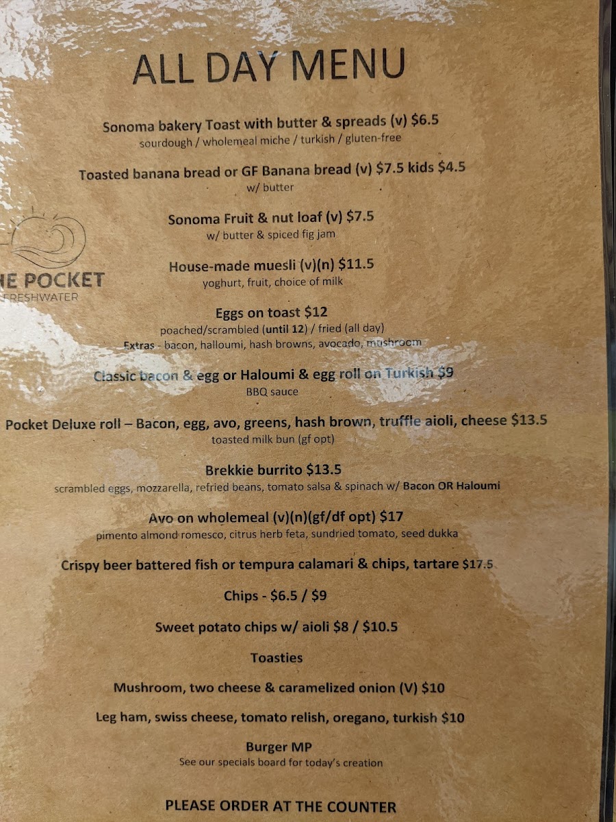 The Pocket Freshwater Menu 2