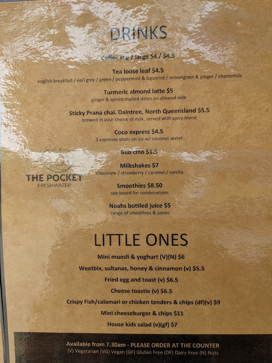 The Pocket Freshwater Menu 4