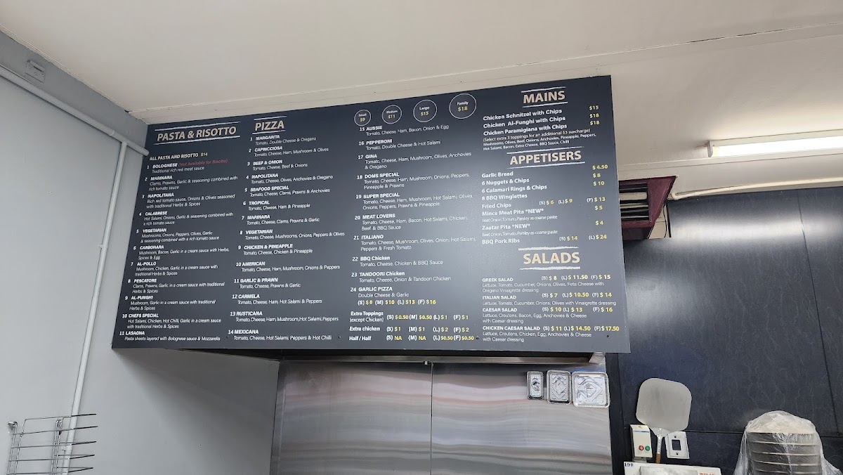 Galata Pizza Menu 6