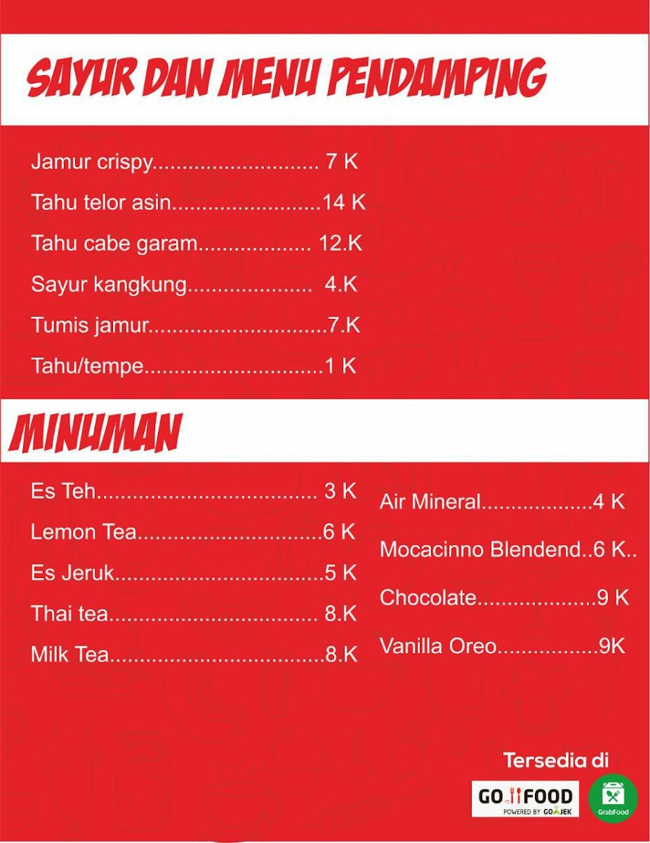 Mamak's restaurant Menu 2