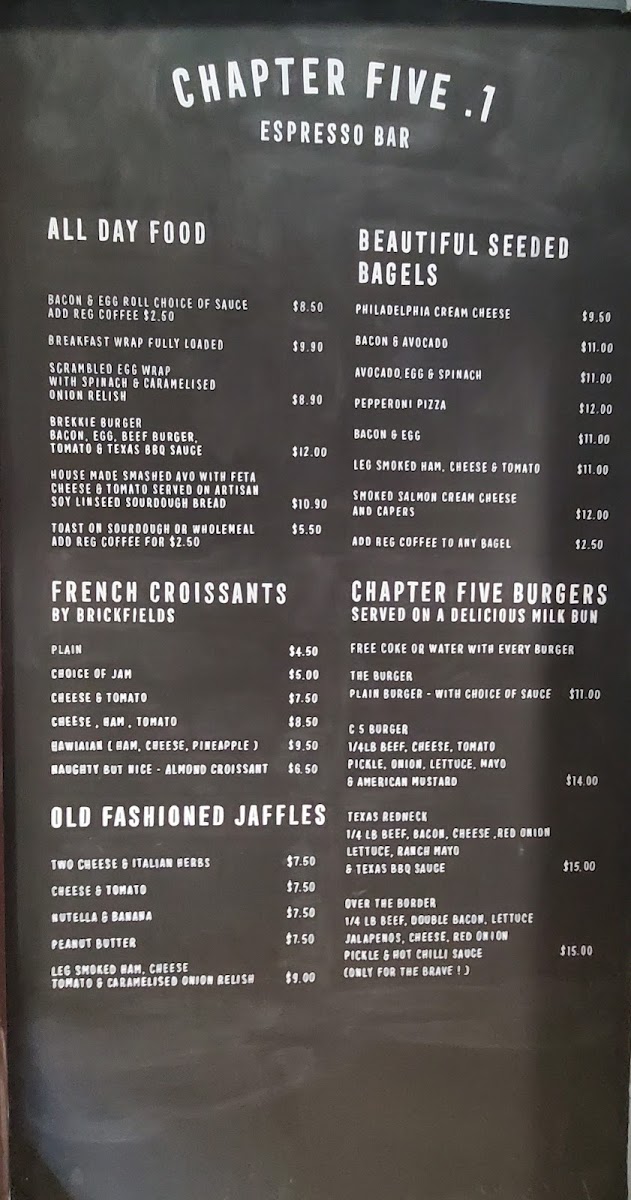 Chapter Five.1 Menu 3