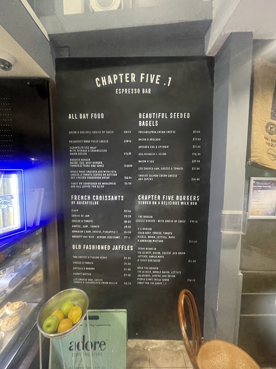 Chapter Five.1 Menu 5