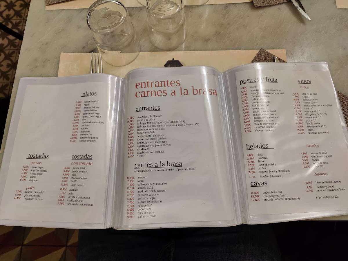 Restaurant Can Punyetes Menu 10