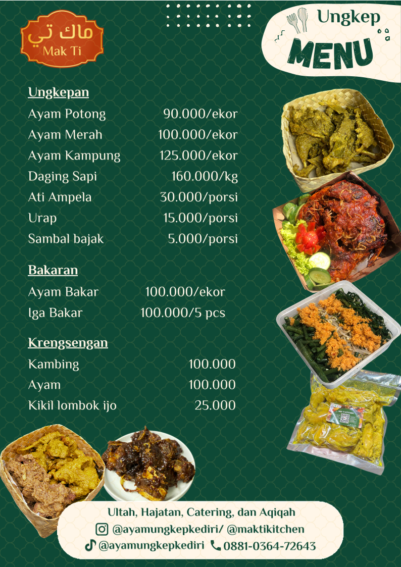 Mak Ti Kitchen | Aneka Sambal - Arabian Food | Aqiqah Kediri Menu 6