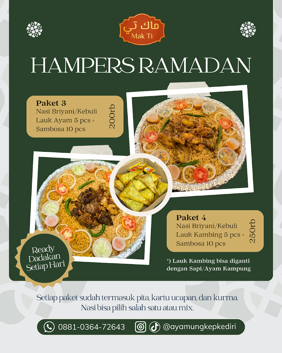 Mak Ti Kitchen | Aneka Sambal - Arabian Food | Aqiqah Kediri Menu 8
