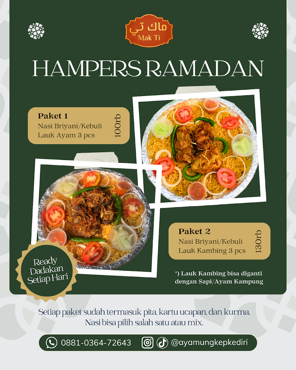 Mak Ti Kitchen | Aneka Sambal - Arabian Food | Aqiqah Kediri Menu 9
