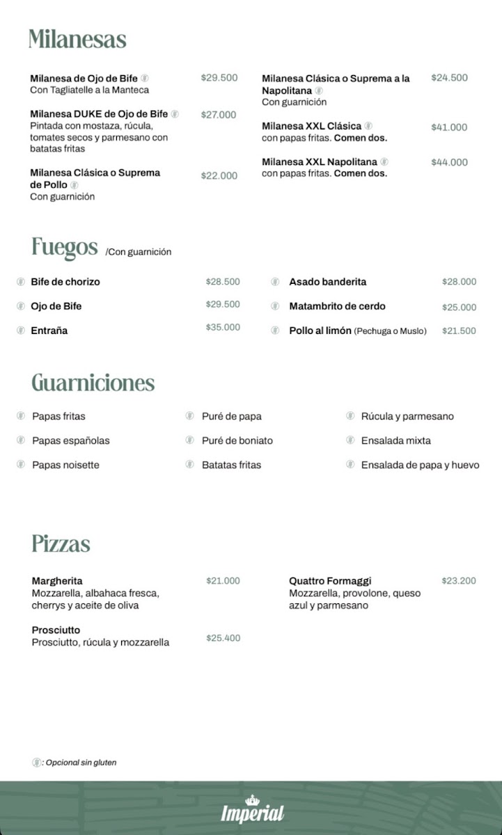 Duke Resto Menu 2