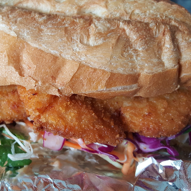 Chicken Schnitzel Banh MI