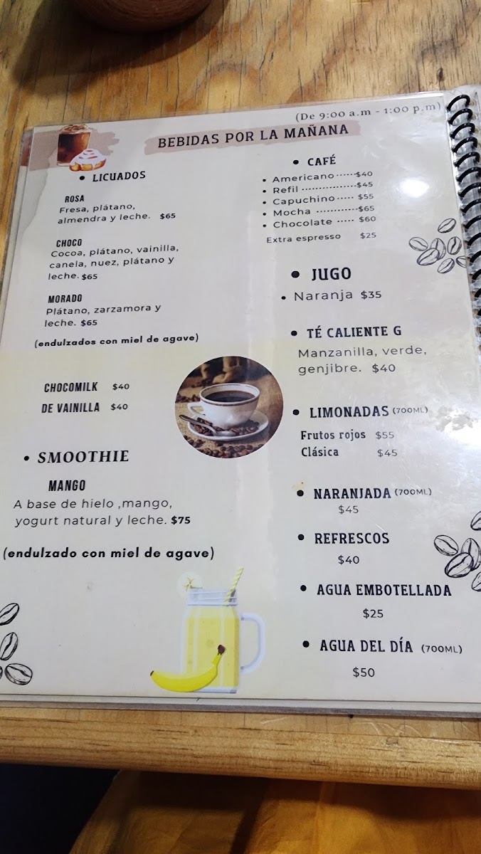 INQUEBRANTABLE Menu 1
