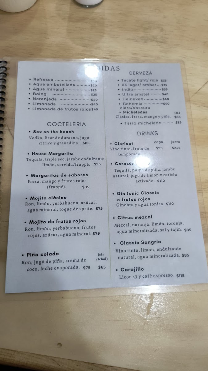 INQUEBRANTABLE Menu 5