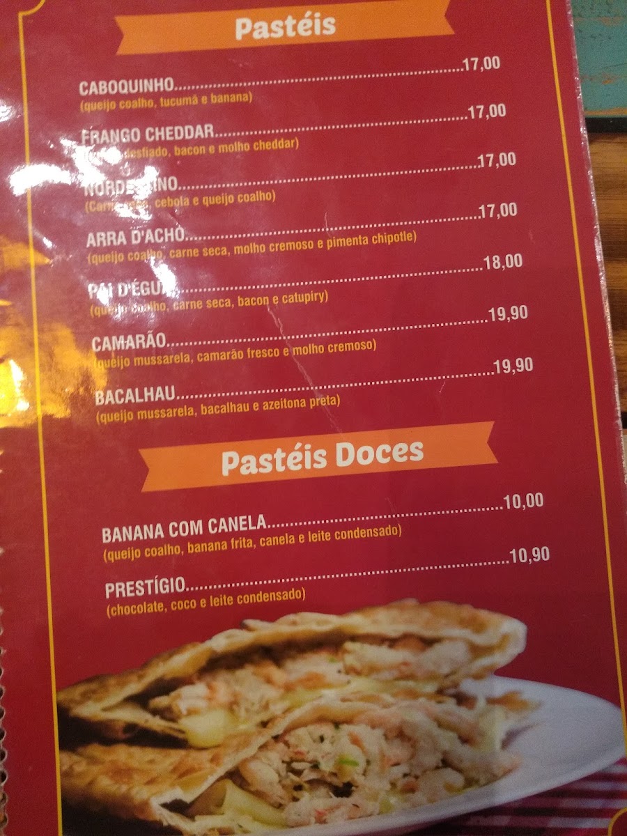 Senhor Pastel Menu 3