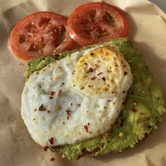 Avocado Toast with over Easy Egg