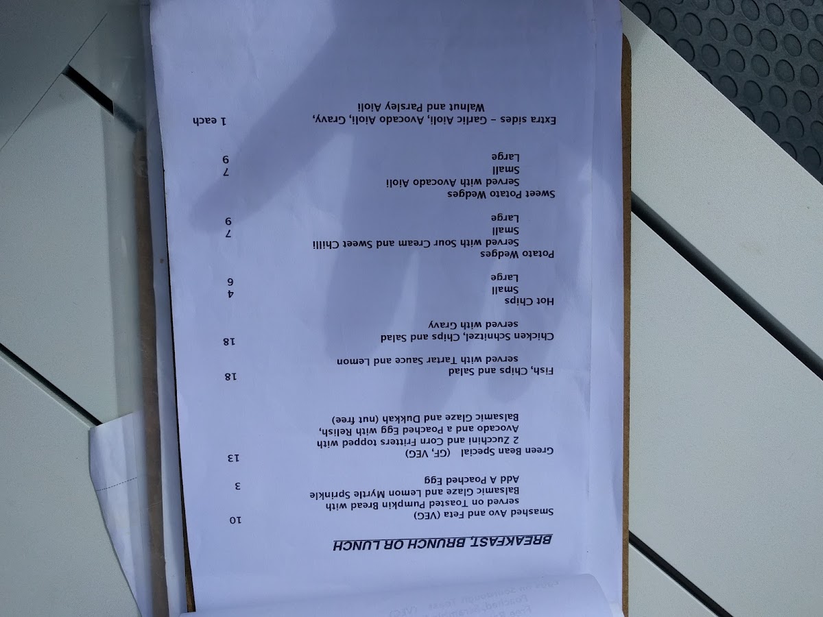 Green Bean Cafe Menu 4