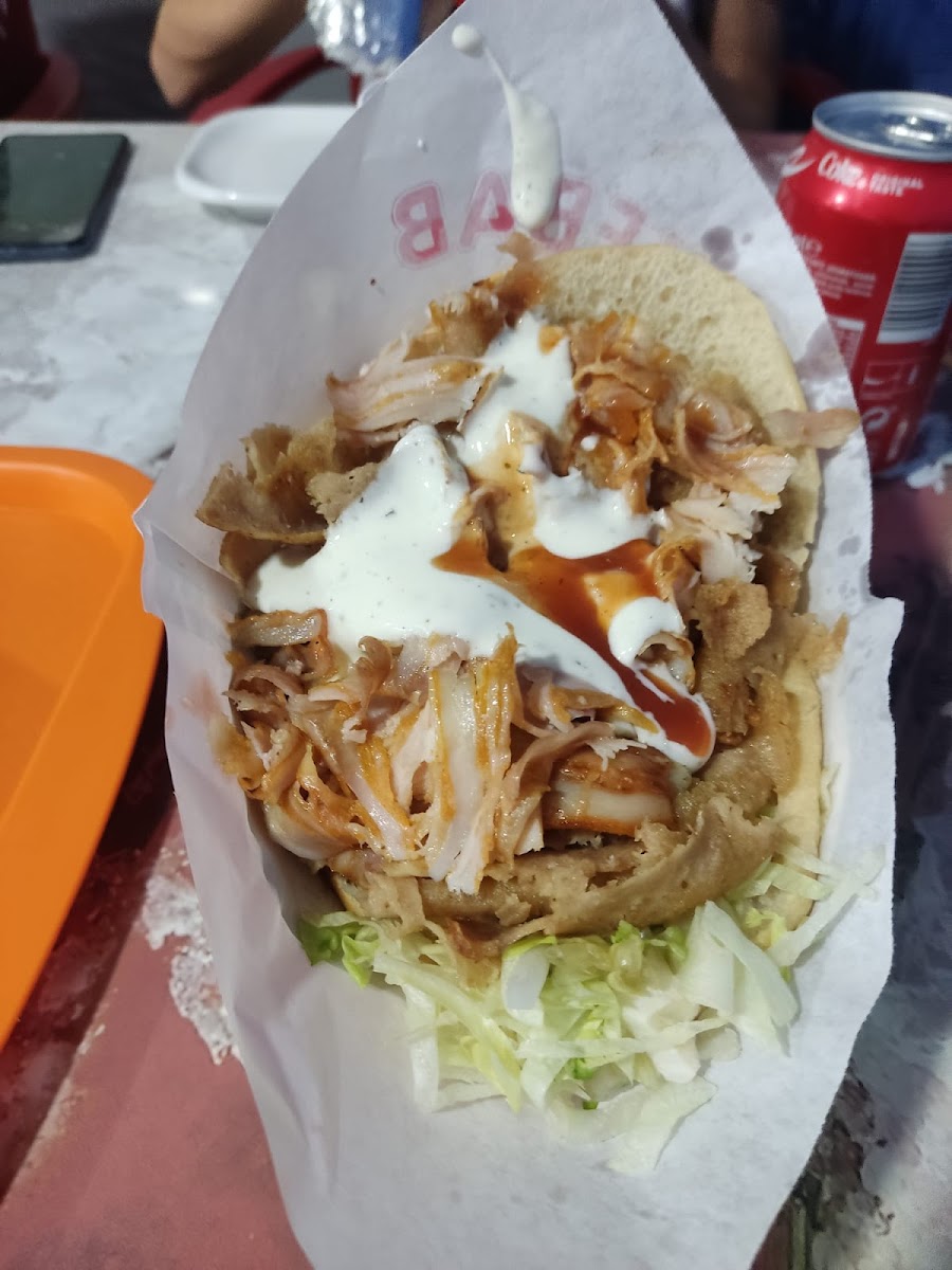Grill doner kebab