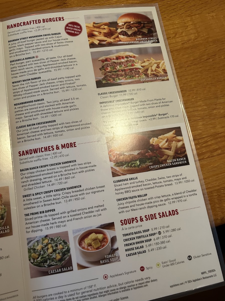 Applebee's Grill + Bar Menu 5
