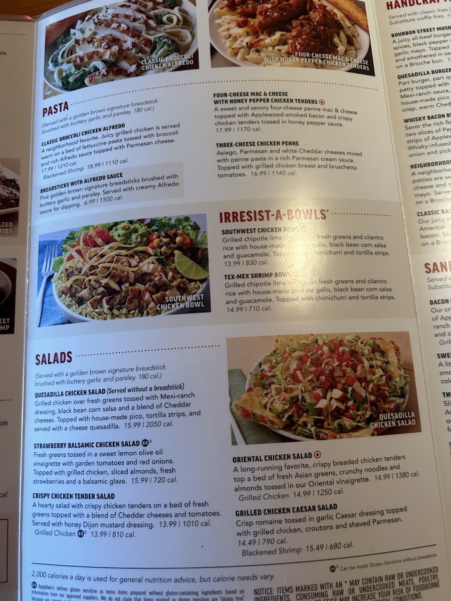 Applebee's Grill + Bar Menu 6