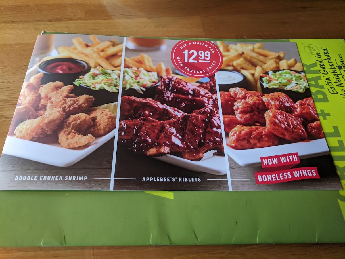 Applebee's Grill + Bar Menu 8