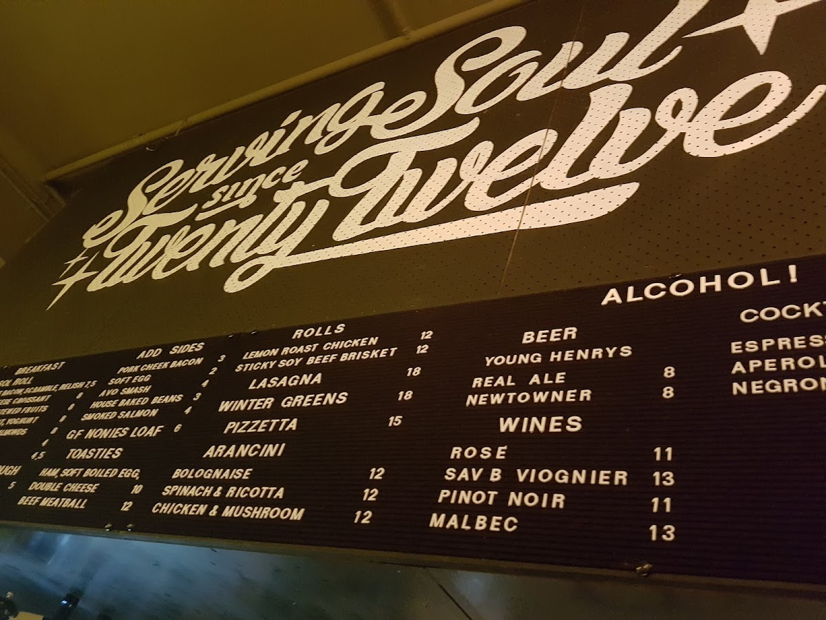 Marlowe's Way Menu 2