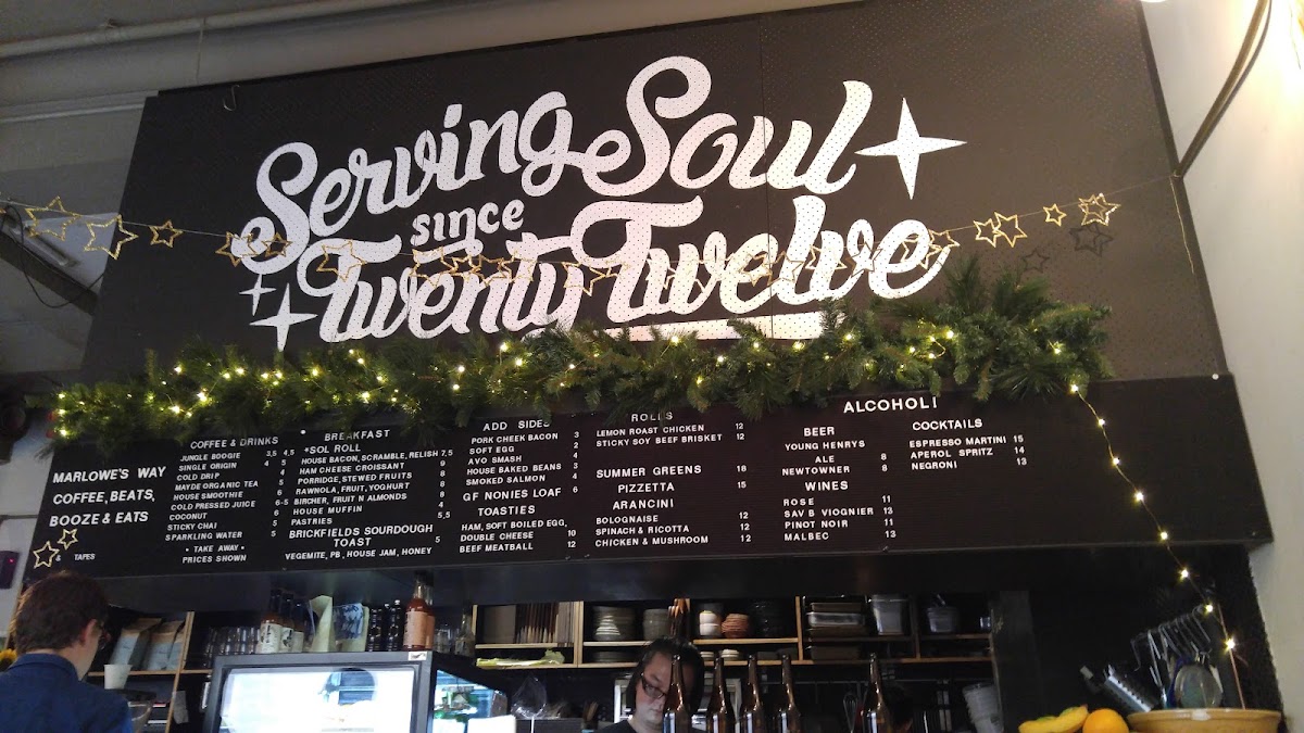 Marlowe's Way Menu 3