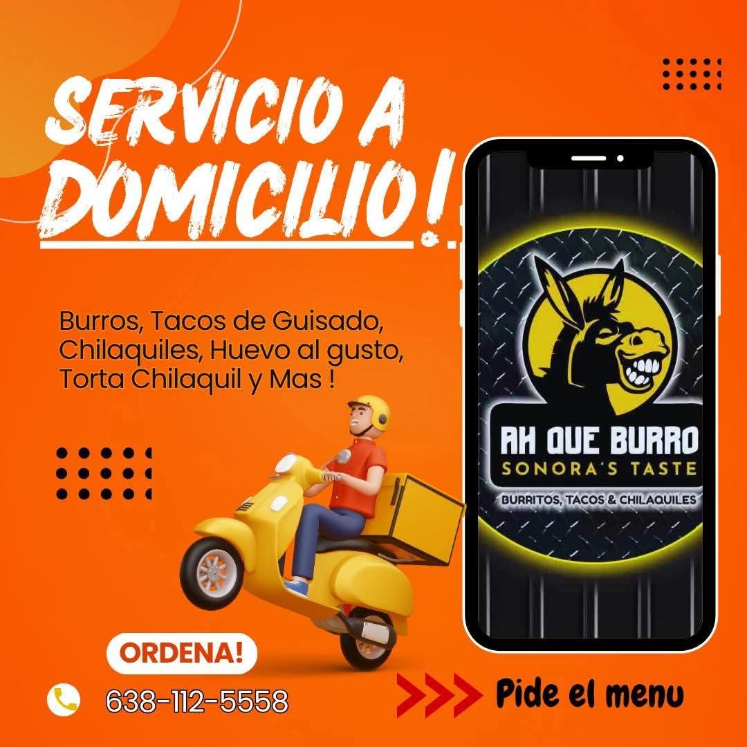 Ah que burro Menu 2