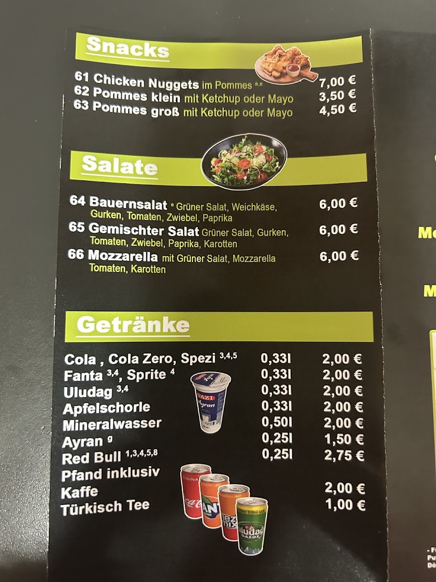Schiffle Cicek Pizza & Kebap Menu 4