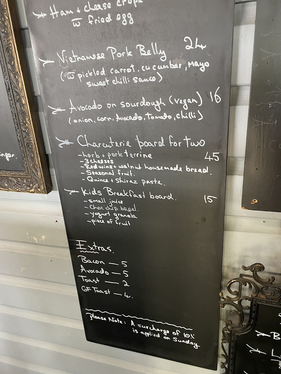 Roxy Lane cafe Menu 5