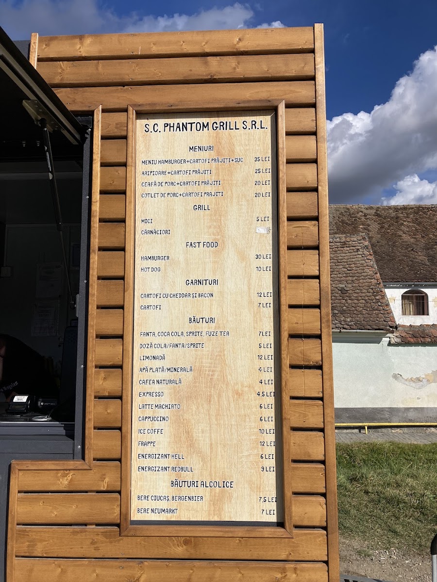 Phantom Grill Menu 3
