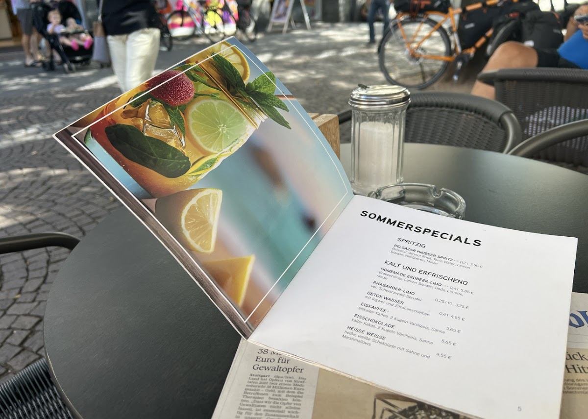 Café unter den Pagoden Menu 2
