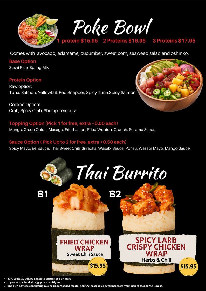 Pad Thai Noodle Restaurant Menu 10